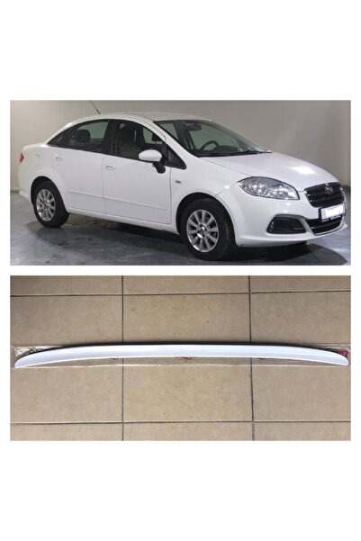 caralp Fiat Linea 2007-2018 Uyumlu Bagaj Üstü Spoiler Bagaj Çıtası Parlak Beyaz
