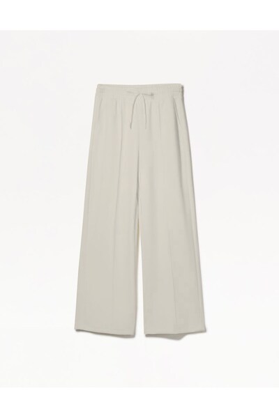 GIA - ART Women's Wide Leg Tailored Modal Fabric Trousers