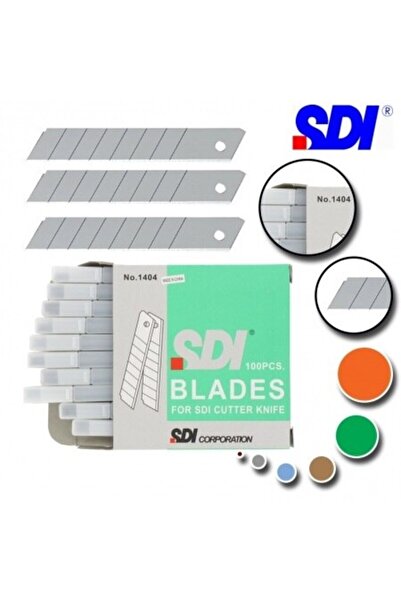 Sdi 1404 geniş maket bıçağı yedeği 100'lü 1 paket