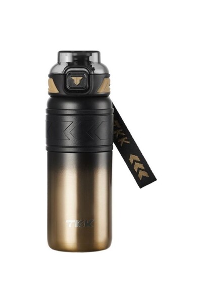 Vagonlife قارورة ترمس من الفولاذ الذهبي سعة 500 مل من Tkk