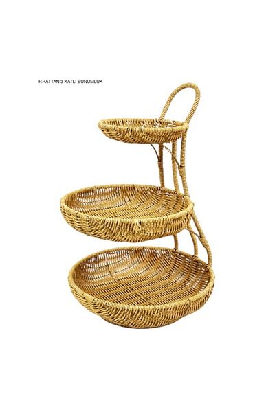 Amentes Τα μετρήματα του παρουσιαστή rattan στην εικόνα και το προϊόν θα έρθουν