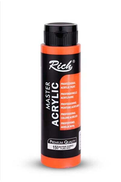 Rich Akrilik Boya 500 Cc Bayrak Kırmızı 150