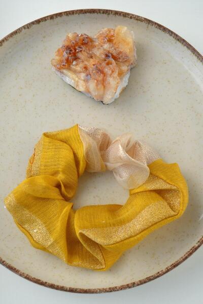 Sacce Scarves&Accessories 100% копринена фиба за коса, ръчно тъкана, фина коп...