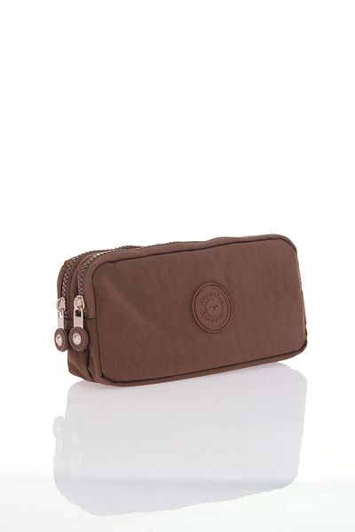 Relaxion Rlx-124 Two-Eye Clinker Fabric - Σχολική και Πανεπιστημιακή Τσάντα DARK-MINK