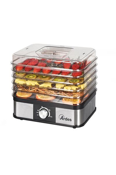 ardes Deshidrator de fructe, legume Ardes Jessicca AR1K15, 245W, 5 tavi, Temperatura ajustabila