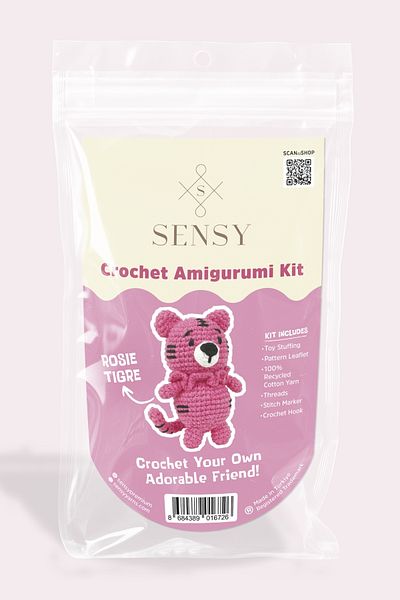 SENSY Amigurumi Kit - Tricks after the Head: Rosie and Tigre Knits