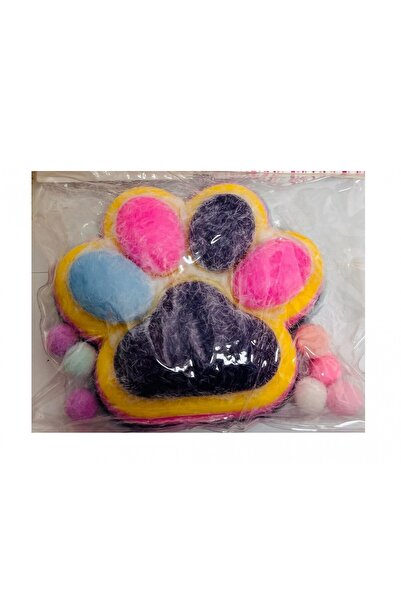 The Hub Jucarie Antistres Squishy, cu Revenire Lenta, Model Labuta de Pisica Pufoasa, 220g, 12.5 x 10.5 cm