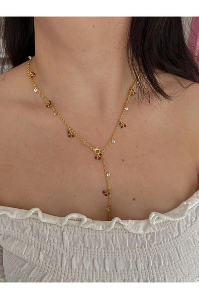 Reorah Collection قلادة الكرز الوهق - قلادة الكرز Y