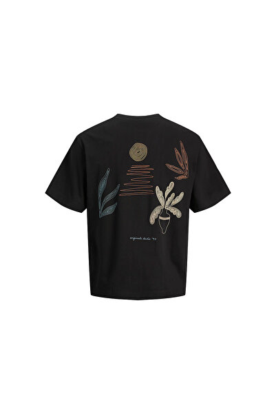 Jack & Jones Marrakesh Sketch Men's Black T-Shirt ( 12273388 -B)