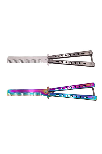 Depox Sada dvoch tréningových nožov v tvare motýlieho motýľa, Ideallstore®, 2...