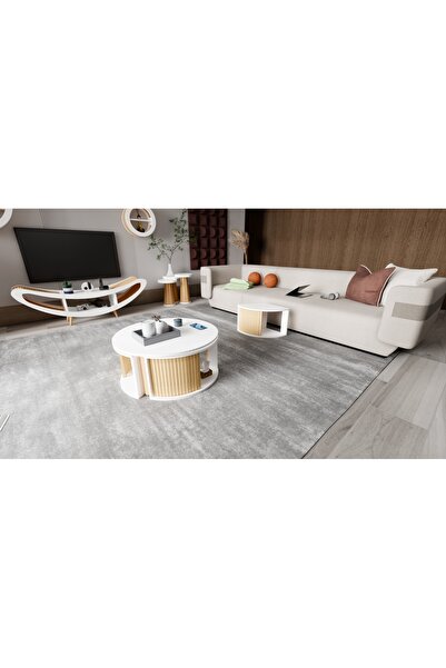BebeK on For Weltwood Mobilya Iskandinav E Serisi Mdf 1 Orta Sehpa Ve 3 Zigon Sehpa 4in1 Kayın Ağacı Çıtalar (R)