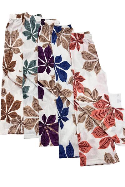 Esterella Girl's Wide Leg Trousers with Tucks / Spanish Tucks