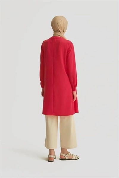 Armine Bağcık Detaylı Tunik 25yh4202 Fusya