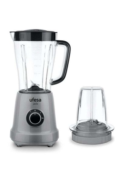 Ufesa Bs4709 Jade Glass Blender + Spice Grinder Attachment, 500W