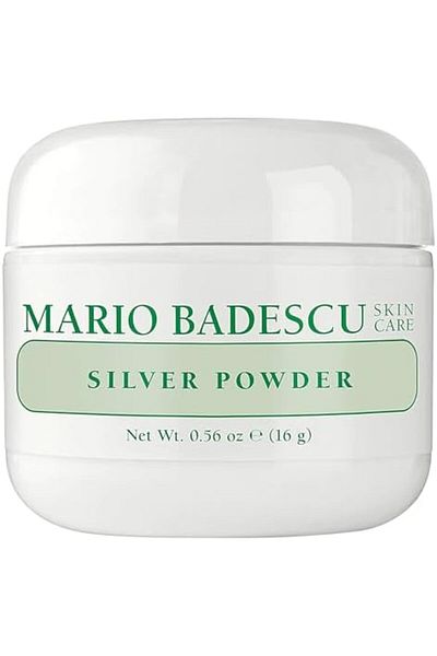 mario badescu Silver Powder, Skin Care Facial Pore Cleansing Mask With Kaolin Clay & Zinc Oxide, 0.5