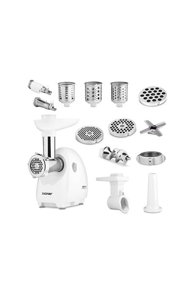 Zelmer Zelmer ZMM4055B meat grinder, 1900W, 2.5 kg/min, 3 sieves, 3 graters, sausage accessory