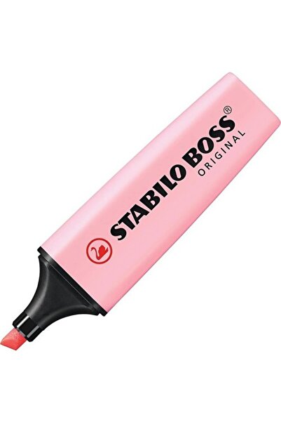 Stabilo Boss Original Fosforlu Kalem Pastel 10'lu Pembe