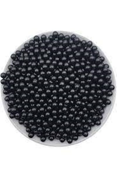 PASAMİA Black Pearl Beaded 6 Mm Without Hole 25 Gr (175-185 Pieces)