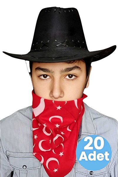 Mood Agenda مجموعة باندانا للأطفال من الجنسين مكونة من 20 قبعة رعاة البقر من ...