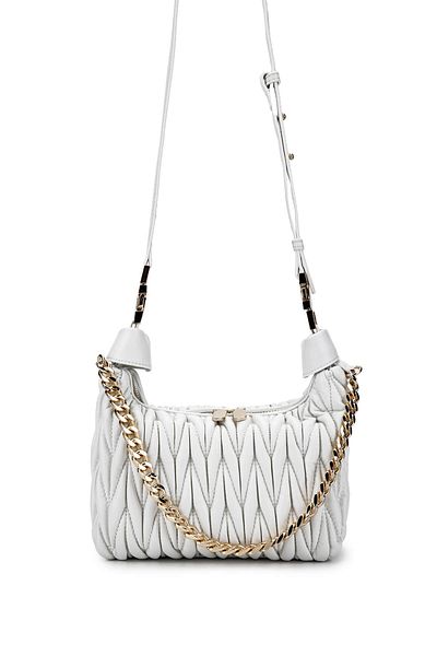 Tamer Tanca Women's Vegan White Shoulder Bag