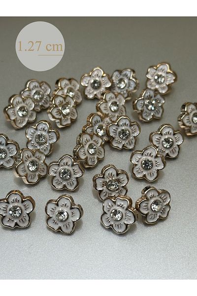 aensia Silver Cross Circle's Stoned Flower Model Blz Dnm -12Li Metalized Shirt.