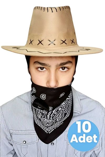 Mood Agenda Παιδικό Unisex Bandana Nubuck καουμπόικο καπέλο (8-14 ετών)