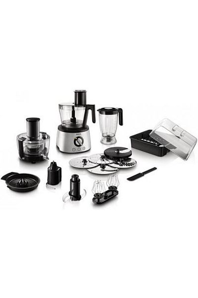 Philips Philips Avance Collection HR7778/00 food processor, 1300W, 2.4 l bowl (Silver with black)