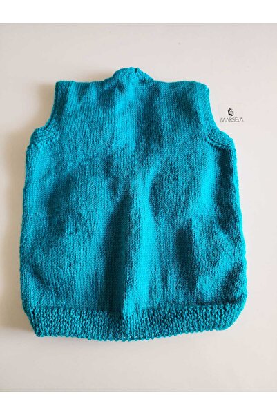 örgü Marsela Hand Knitted Baby Girl Vest