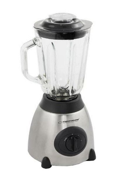 ESPERANZA Blender Esperanza Margarita EKM020, 1.5L, 500W (Negru-ArgintiU)