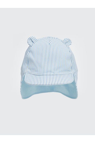 LC Waikiki Timeless and Luminous Blue Stripes Baby Boy Cap Hat from Shining Store