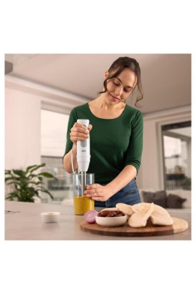 Braun Blender de mana Braun Multi Quick 5 MQ 50001M, 1000 W, 21 viteze, Pahar 0.6 l (Alb)