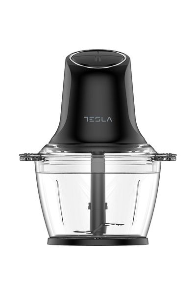 TESLA Tocator Tesla FC300B, 500 W, 1 l, 2 viteze, Bol sticla, lame inox (Negru)