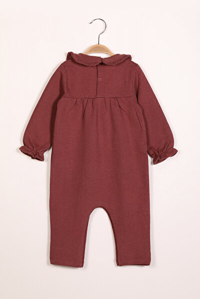 Zeyland Kislány galléros Claret Red jumpsuit (3-24 hónapos)