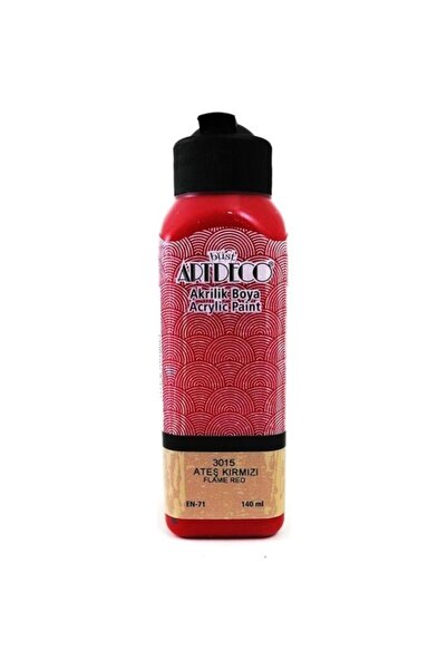 Artdeco Ardeco Akrilik Boya 140 Ml Ateş Kırmızı 3015