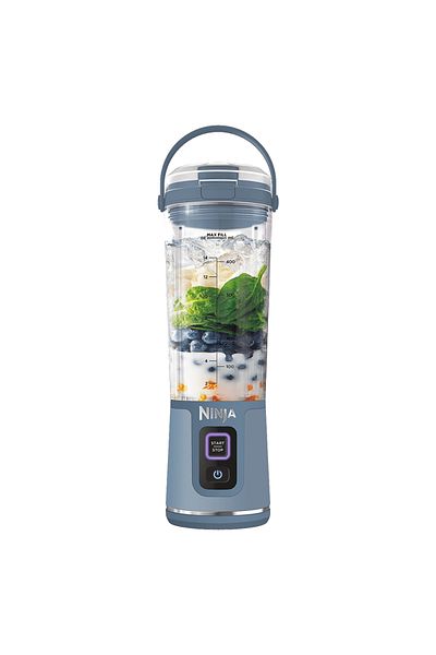 NINJA Blender fara fir Ninja Blast BC151EUNV, 300W, 530 ml, baterie li-ion, Albastru