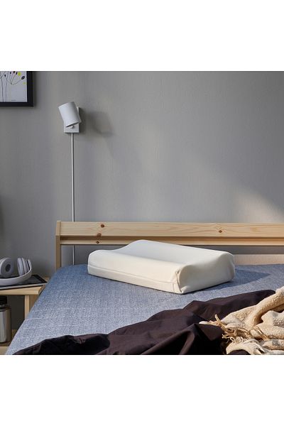 IKEA وسادة مريحة PAPEGOJBUSKE، للنوم على الجانب/الظهر، 33 × 45 سم