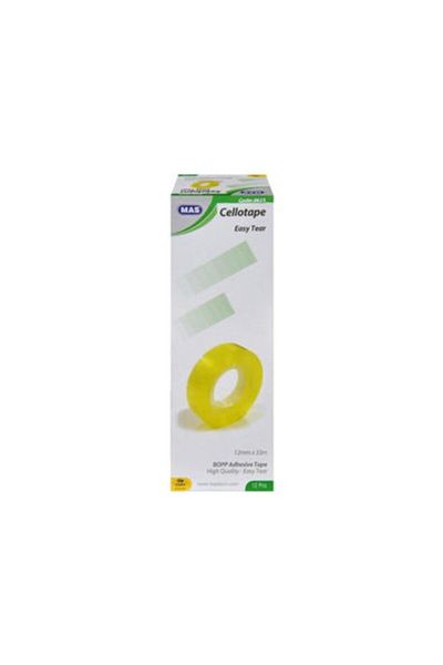Mas 12 Mm x 33 Meters 12 Pack SeloBant Adhesive Tape