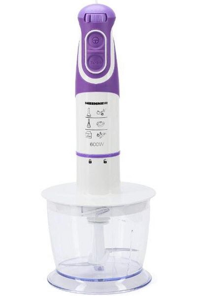 Heinner Blender de mana Heinner HB-600UV, 600W, 0.7l, 5 viteze (Alb/Mov)
