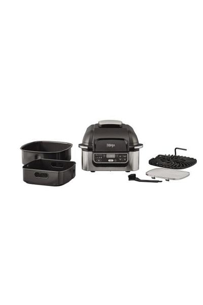 NINJA Ninja AG301EU Hot Air Fryer, 1750 W, 5.7 L, 5 Customizable Cooking Functions (Black/Gray)