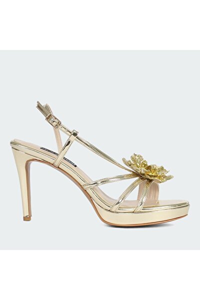 Celal Gültekin Kadın Dore Taşlı İnce Topuklu Abiye Ayakkabı