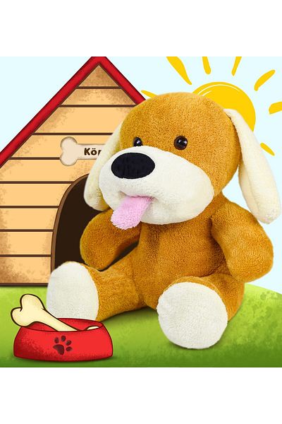 Legosh Cute 25 cm Dog (100% Native)