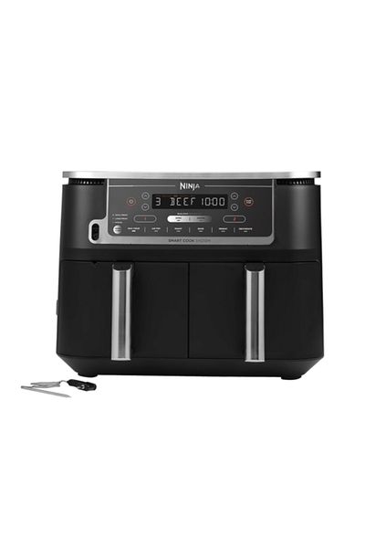 NINJA Ninja Foodi Max Dual Zone AF451EU Hot Air Fryer, 2470 W, Smart Cook System, 9.5 l, 2 drawers