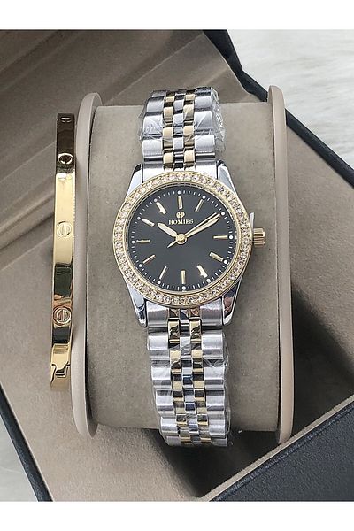 Homies Homies Wrist Watch Steel Bracelet with Gift Hmsby- 202505613