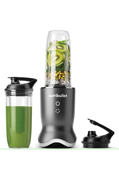 Nutribullet Blender Nutribullet Ultra NB1206DGCC, 0C22300099, 1200 W, 1 viteza si functie Pulse (Gri/Argintiu)