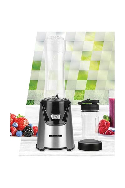Heinner Blender sport Heinner WellGo Mix 400 HSB-T400SS, 400W, recipiente Tritan fara BPA 600/400ML