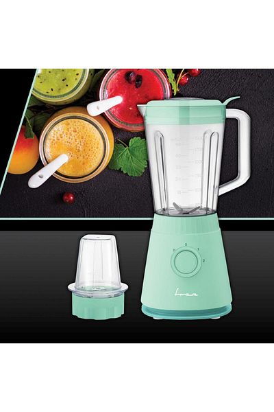 FRAM Blender de masa Fram FBL-R600GBL, 600W, rasnita inclusa, capacitate cana: 1.5L, 2 viteze + pulse