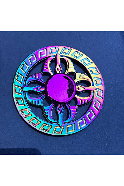 Choice مجموعة من 25 لعبة فيدجيت معدنية بألوان قوس قزح، دوارات أصابع ملونة، دو...