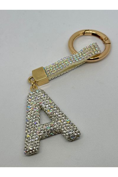 Çelik ARYA JEWELRY CHARMLI/ CHEMĂLĂ/ ORNAMENT DE MAȘINĂ CU LITERA ZIRCON