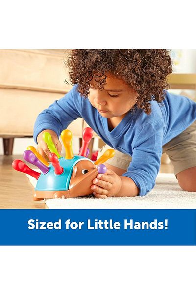 AWH Spike The Fine Motor Hedgehog, 14-Piece Toddler Toy for Fine Motor Skills & Sensory Play