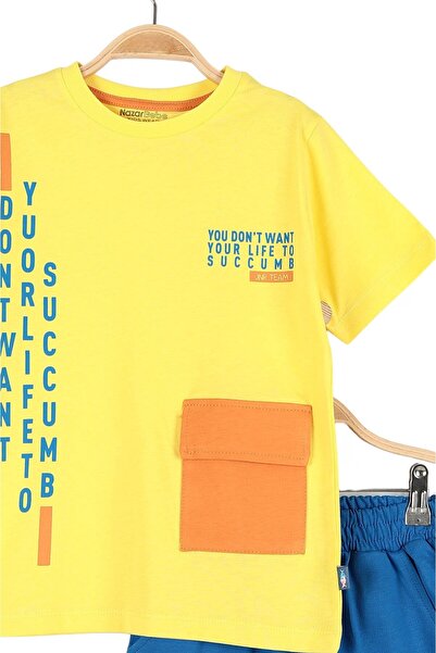 voyyo kids baby Boy's Summer T-Shirt and Shorts Suit for Ages 2-14